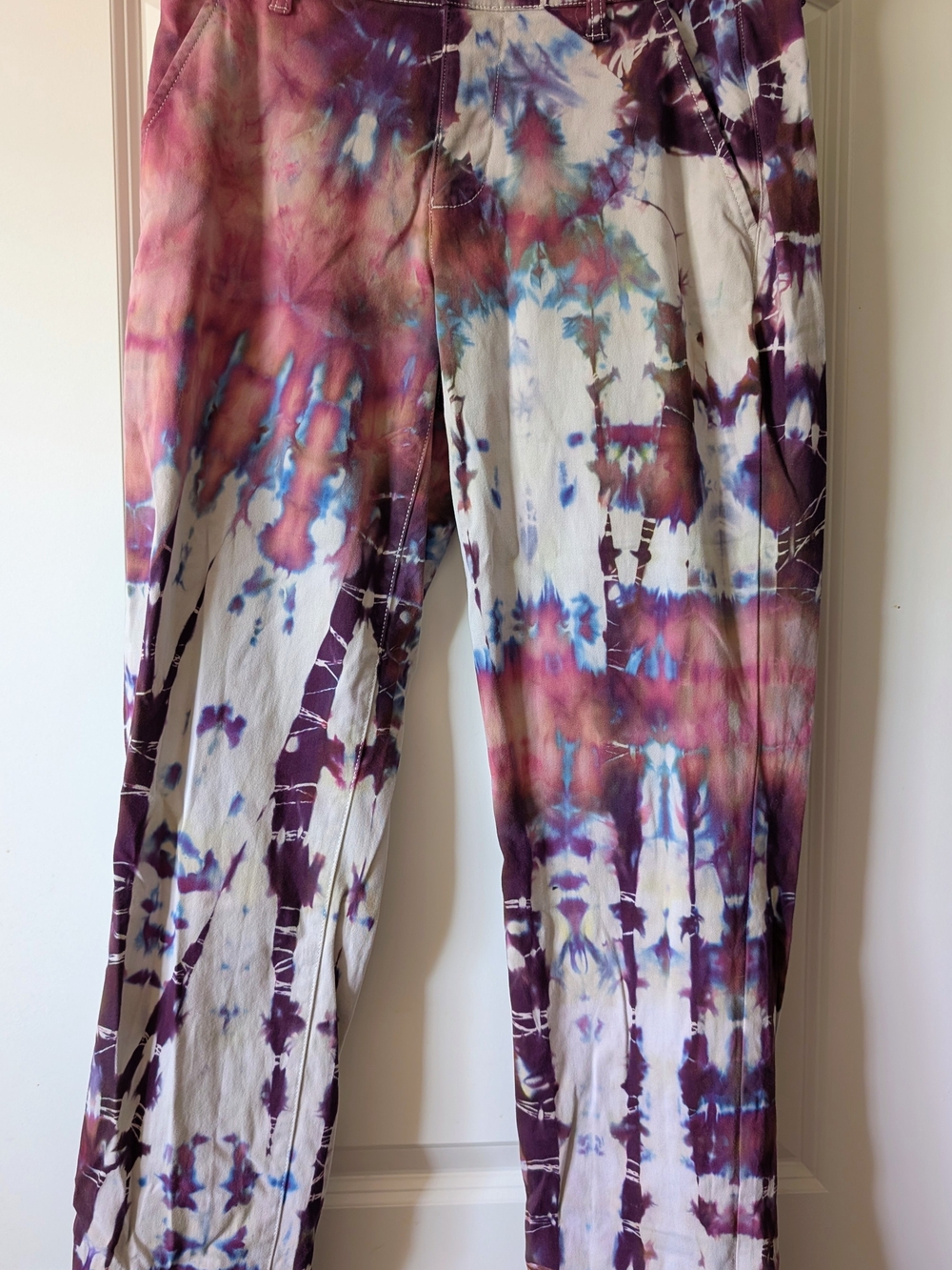 Artisan Multicolor Tie-Dye Cotton Pants 8